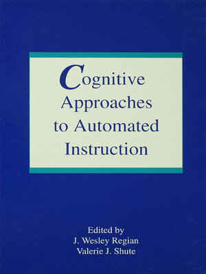 cover image of Cognitive Approaches to Automated Instruction